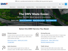 Tablet Screenshot of dmv.com